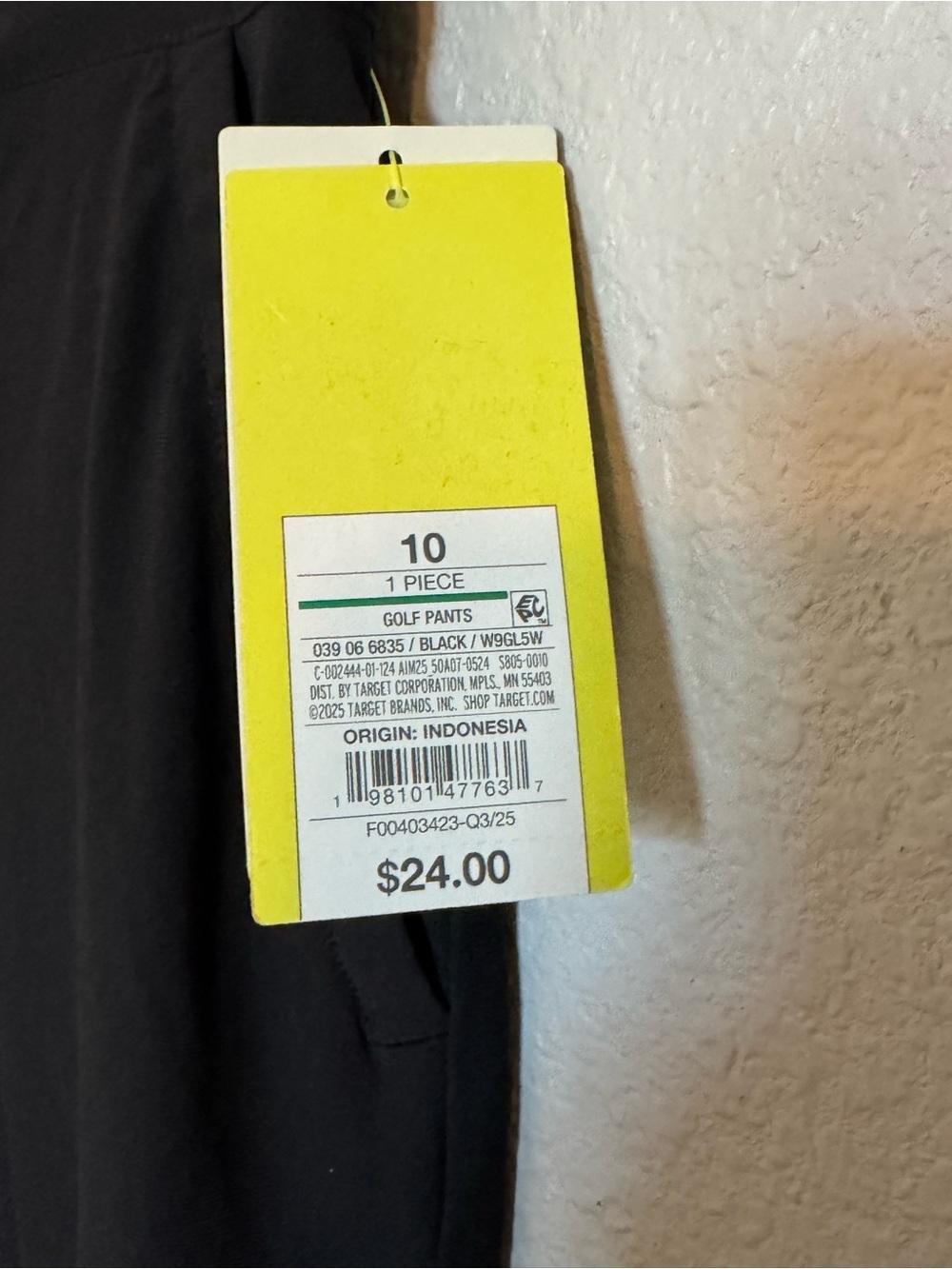 New Golf Pants for Kids Size 10 Black all in motion - Picture 2 of 13